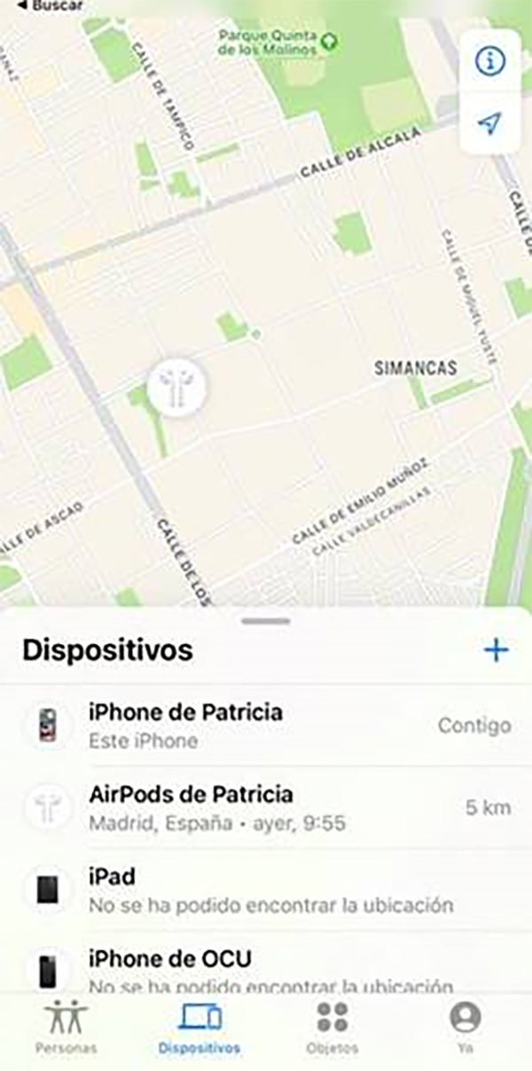 localizacion en el mapa